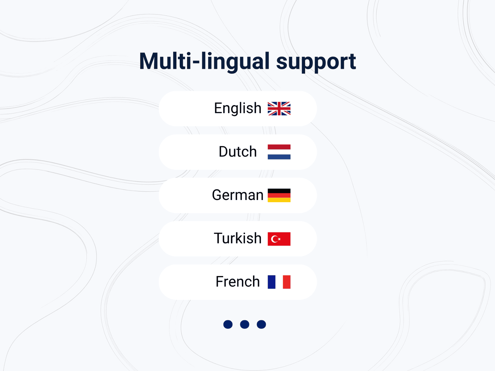 Multilingual support
